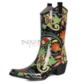 View detail information about 'Yippy - Black Paisley' - Boots