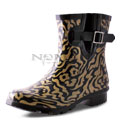 View detail information about 'Droplet - Black/Tan Animal' - Boots