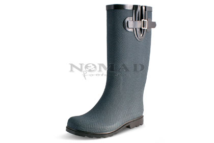 Puddles - Navy Herringbone at Nomad 